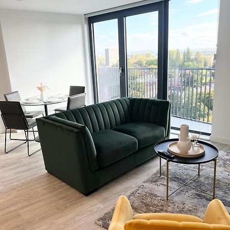 Luxury 2 Bed Apt With City View Manchester Esterno foto