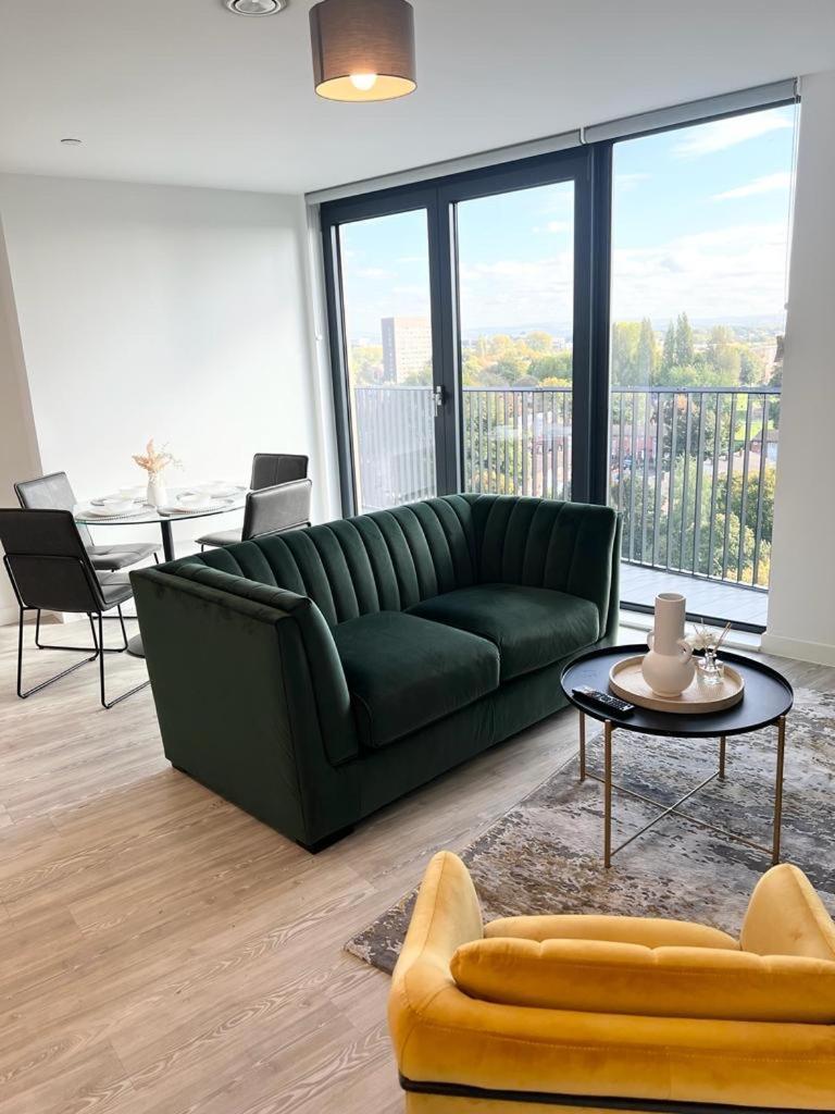 Luxury 2 Bed Apt With City View Manchester Esterno foto